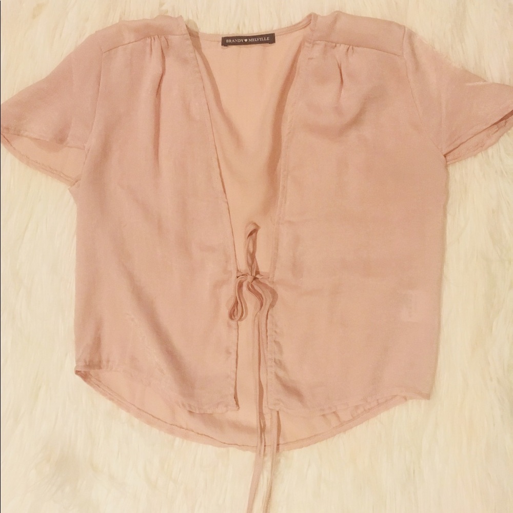 Self tie top